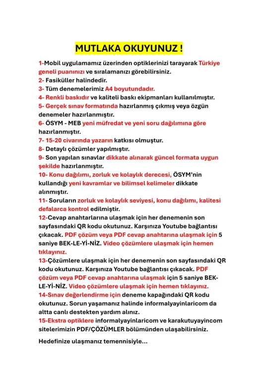 OABTEdebiyatDNM4046 2024 Öabt Türk Dili Ve Edebiyatı Öğretmenliği 10Lu Çözümlü Paket Deneme T.geneli