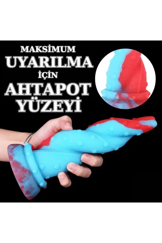 Octopus Monster Yumuşak Kalın Realistik Yapay Penis