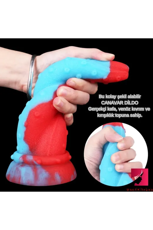 Octopus Monster Yumuşak Kalın Realistik Yapay Penis
