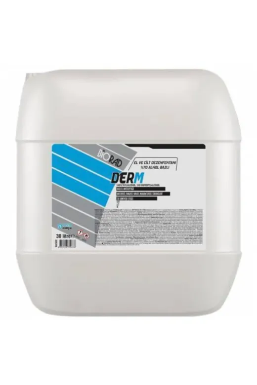 OEM TYBM139X6LBAQWZS12 Derm Biorad 30Lt Bidon El Ve Cilt Dezenfek Yüzde 70 Alkol Bazlı