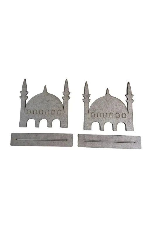 OES HOME 213266879677453 2 Cami Maket Ahşap Boyama Dini Aktivite Okul Kurs Etkinlik Hobi Seti