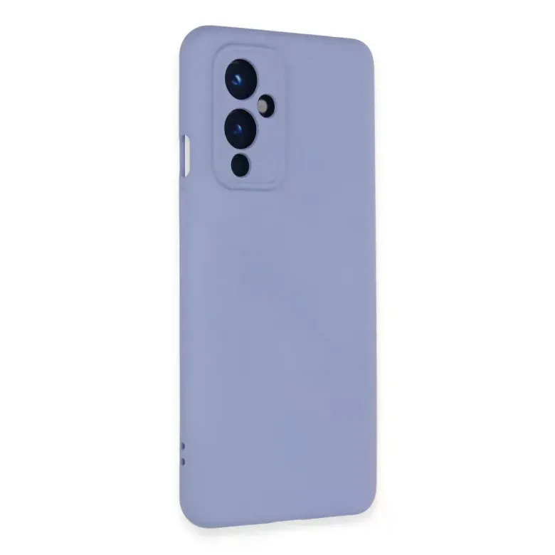 One Plus 9 Kılıf Nano içi Kadife Silikon - Lila