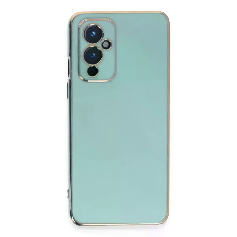 One Plus 9 Kılıf Volet Silikon - Açık Yeşil