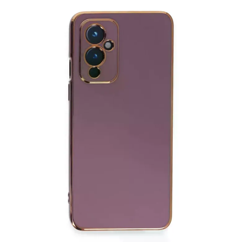 One Plus 9 Kılıf Volet Silikon - Mor