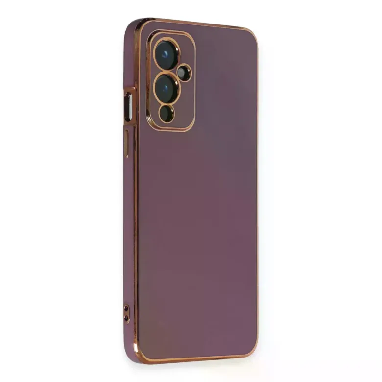 One Plus 9 Kılıf Volet Silikon - Mor