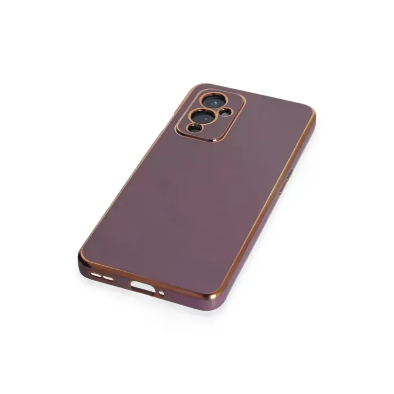 One Plus 9 Kılıf Volet Silikon - Mor