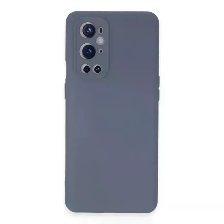 One Plus 9 Pro Kılıf Nano içi Kadife Silikon - Gri