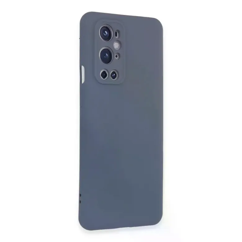 One Plus 9 Pro Kılıf Nano içi Kadife Silikon - Gri