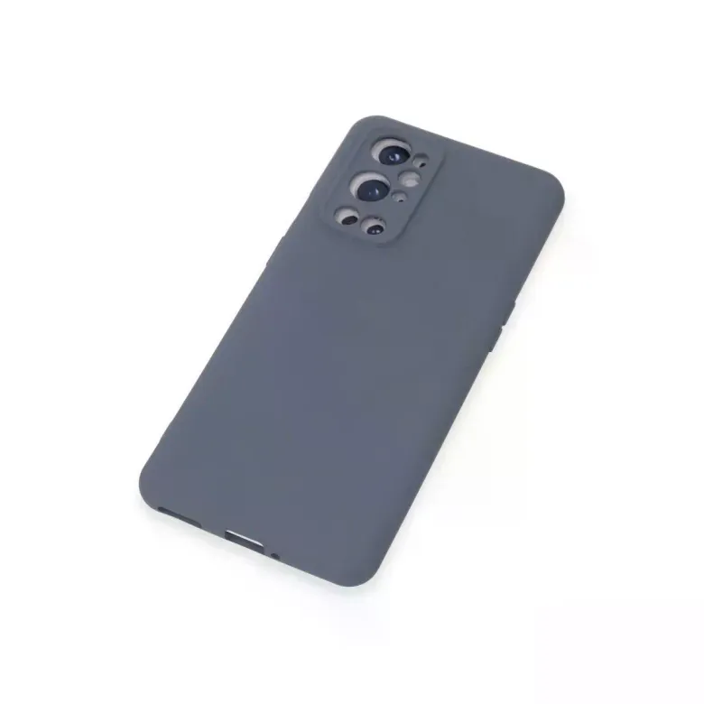 One Plus 9 Pro Kılıf Nano içi Kadife Silikon - Gri