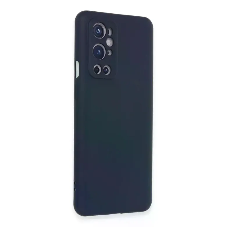 One Plus 9 Pro Kılıf Nano içi Kadife Silikon - Lacivert