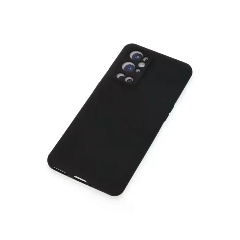 One Plus 9 Pro Kılıf Nano içi Kadife Silikon - Siyah