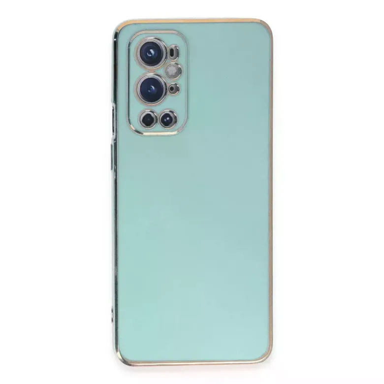 One Plus 9 Pro Kılıf Volet Silikon - Açık Yeşil