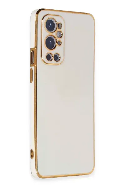 One Plus 9 Pro Kılıf Volet Silikon - Beyaz