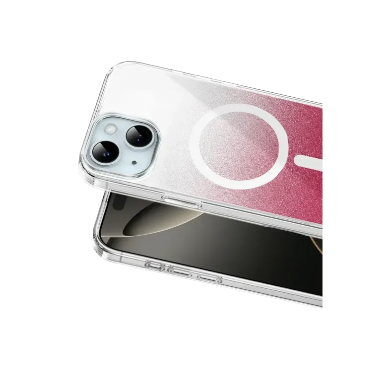 Onegif İphone 14 Sora Simli Magsafe Kapak - Kırmızı