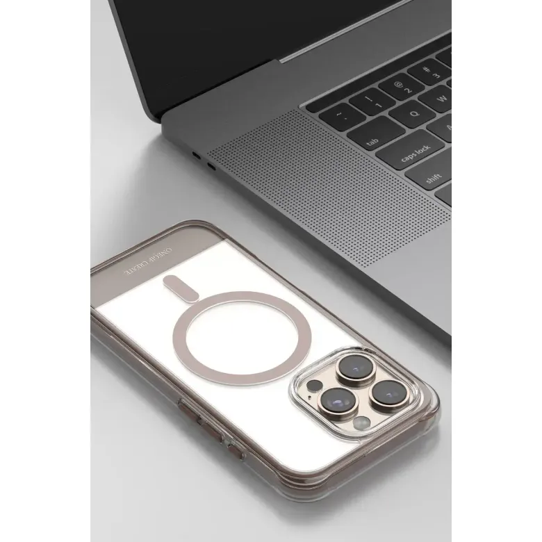 Onegif İphone 15 Pro Max Hulk Magsafe Kapak - Titan Gri