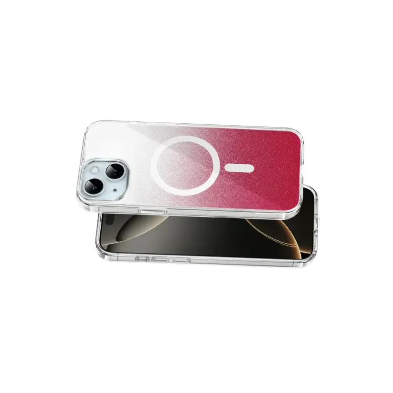 Onegif İphone 15 Sora Simli Magsafe Kapak - Kırmızı
