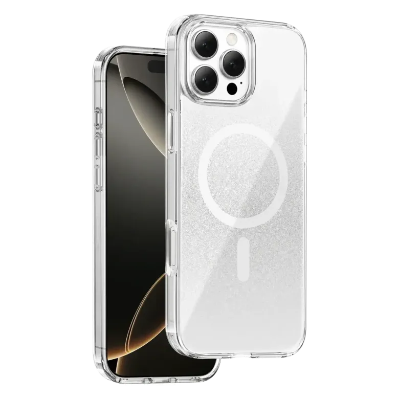 Onegif İphone 16 Pro Max Sora Simli Magsafe Kapak - Beyaz