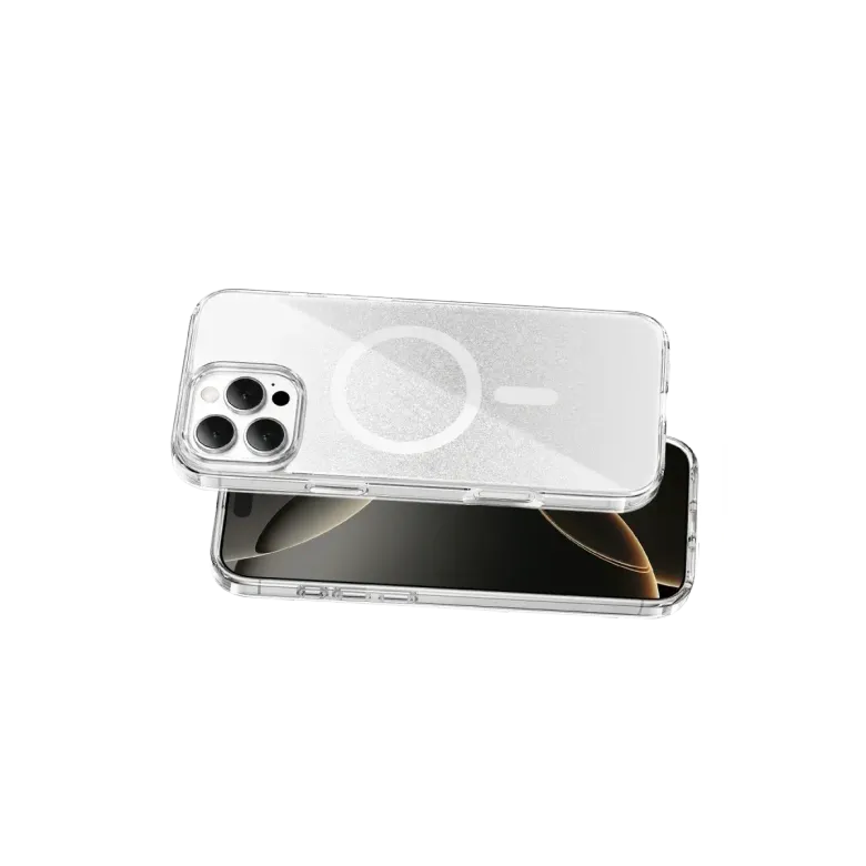 Onegif İphone 16 Pro Max Sora Simli Magsafe Kapak - Beyaz