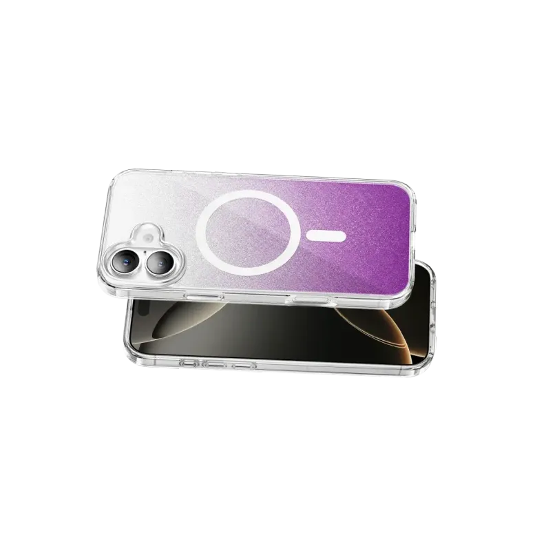 Onegif İphone 16 Sora Simli Magsafe Kapak - Mor