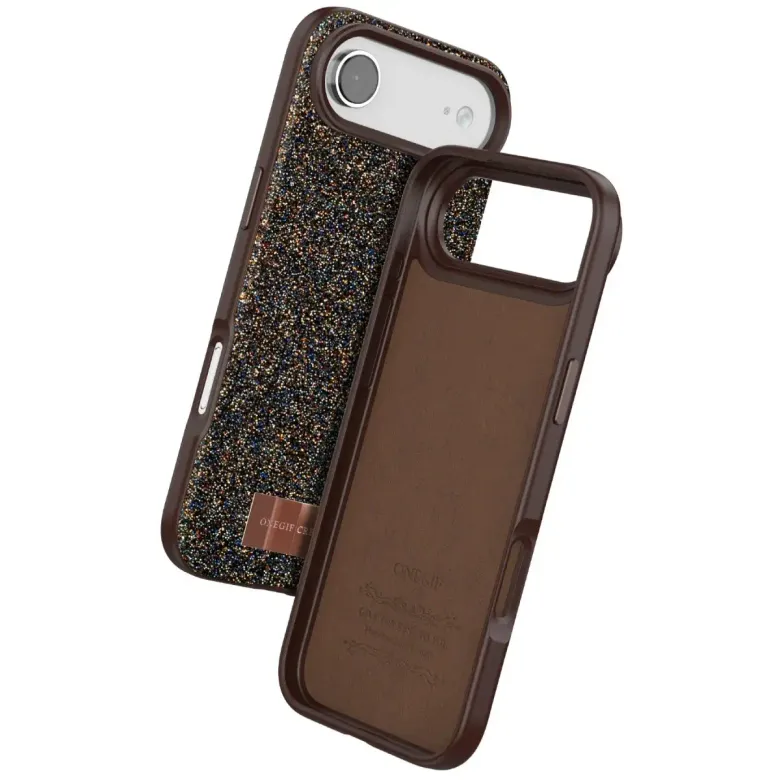 Onegif İphone 17 Air Bright Simli Kapak - Gold