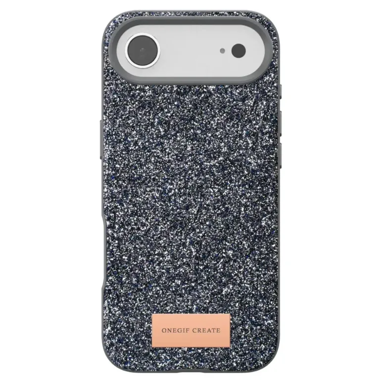 Onegif İphone 17 Air Bright Simli Kapak - Gümüş