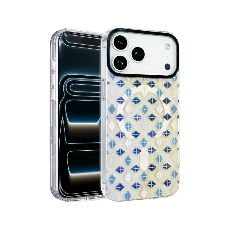 Onegif İphone 17 Pro Max Desina Magsafe Kapak - Desen 4