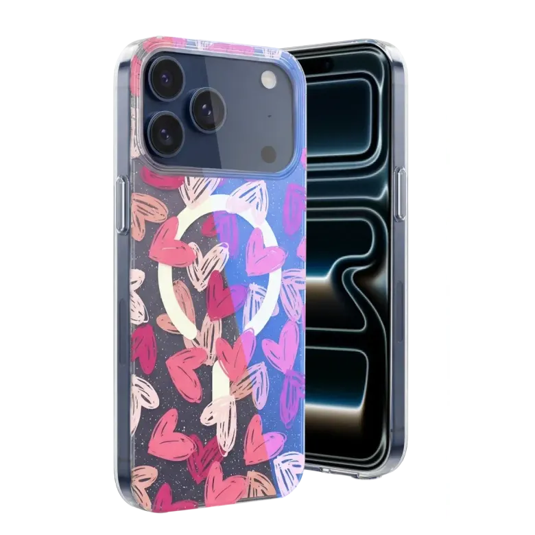 Onegif İphone 17 Pro Max Desina Magsafe Kapak - Desen 6