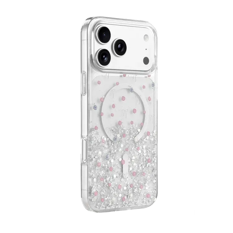 Onegif İphone 17 Pro Max Misk Simli Magsafe Kapak - Desen 1