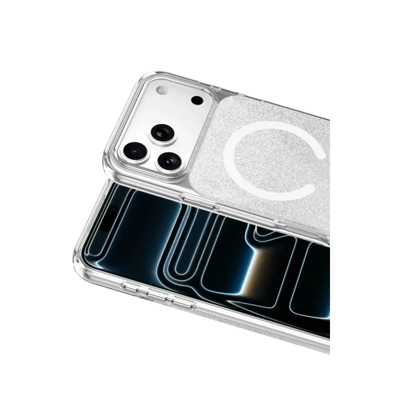 Onegif İphone 17 Pro Max Sora Simli Magsafe Kapak - Beyaz