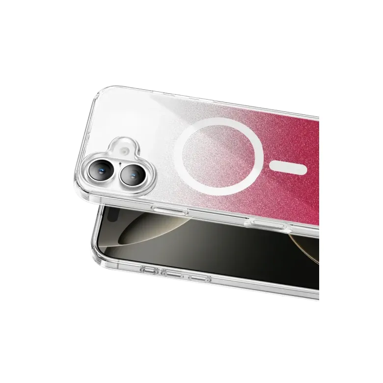 Onegif İphone 17 Sora Simli Magsafe Kapak - Kırmızı