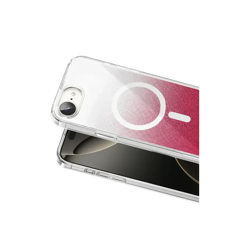 Onegif İphone 17e Sora Simli Magsafe Kapak - Kırmızı