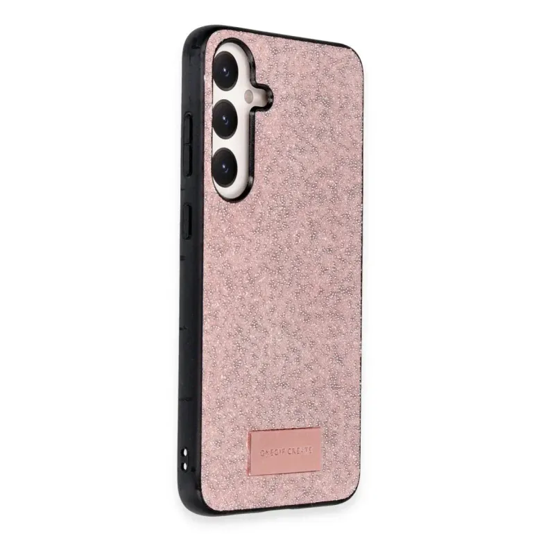 Onegif Samsung Galaxy A05s Bright Simli Kapak - Pembe