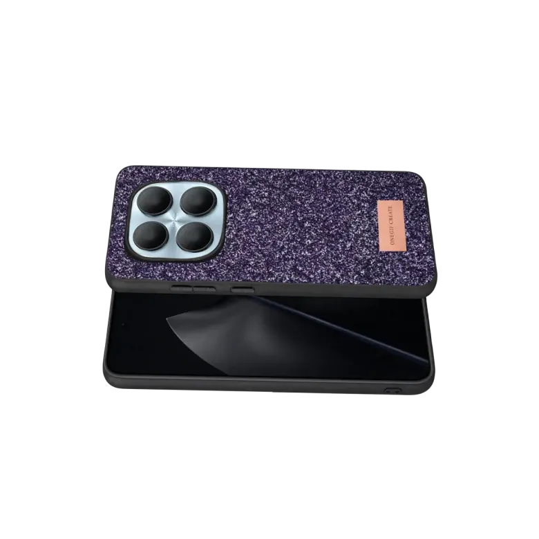 Onegif Xiaomi Redmi Note 15 4g Bright Simli Kapak - Derin Mor
