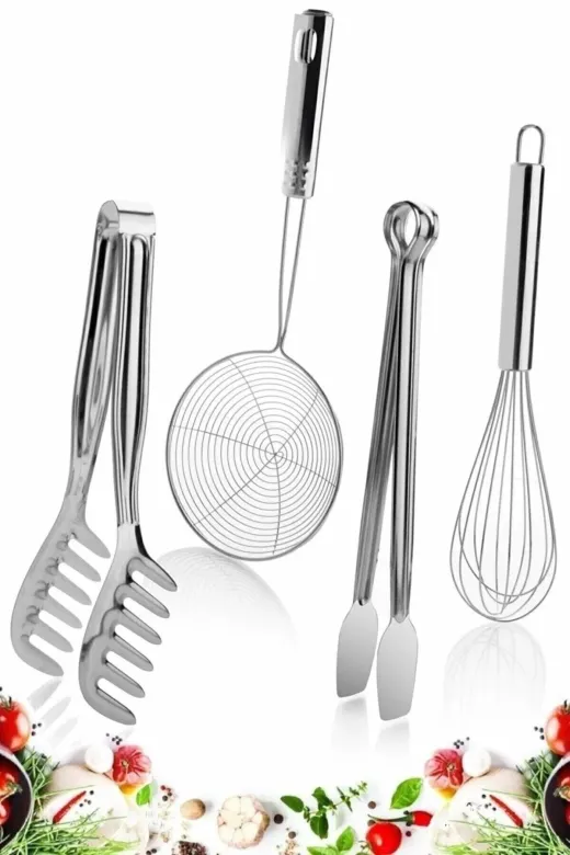 Online Kapında Mutfak-00365 Onlinekapında Kepçekevgirmakarnasalatamaşasıkarıştırıcıtelçırpıcısıizgaramaşasıçelikyumurta Irpıcısı