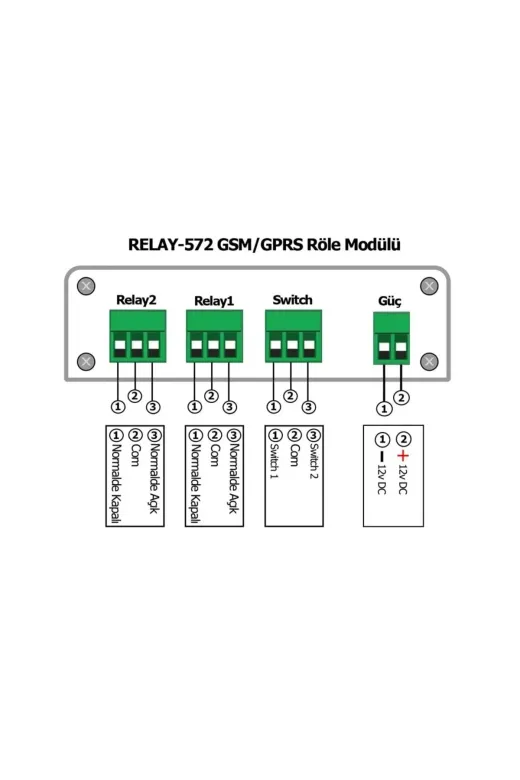 OPAX Relay-572 Gsm/gprs Röle Modülü: