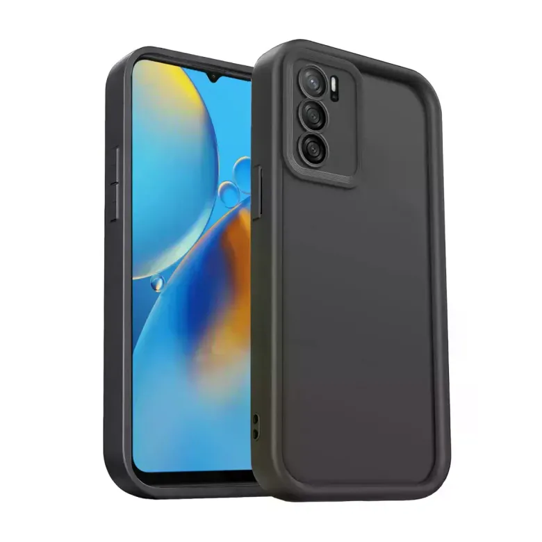 Oppo A16 Kılıf Viera Silikon - Siyah