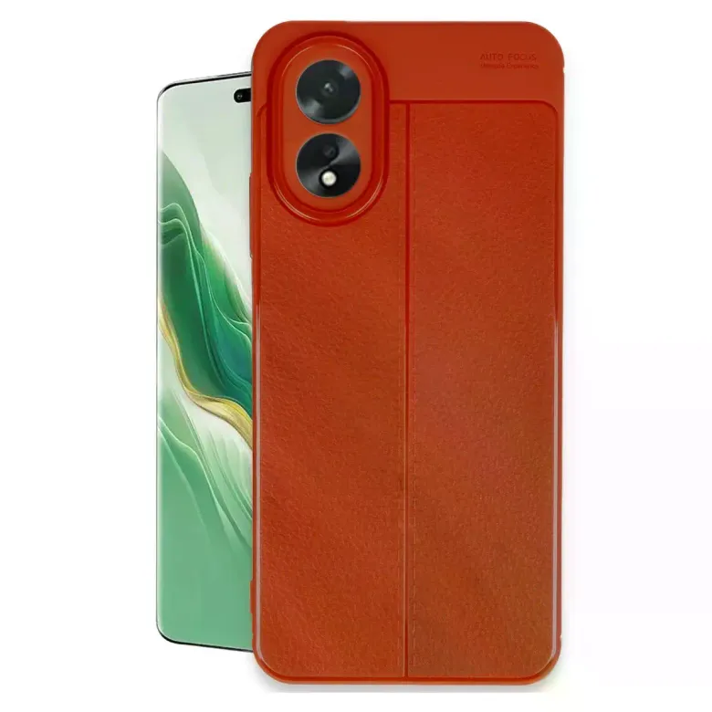 Oppo A38 Kılıf Auto Focus Kapak - Kırmızı