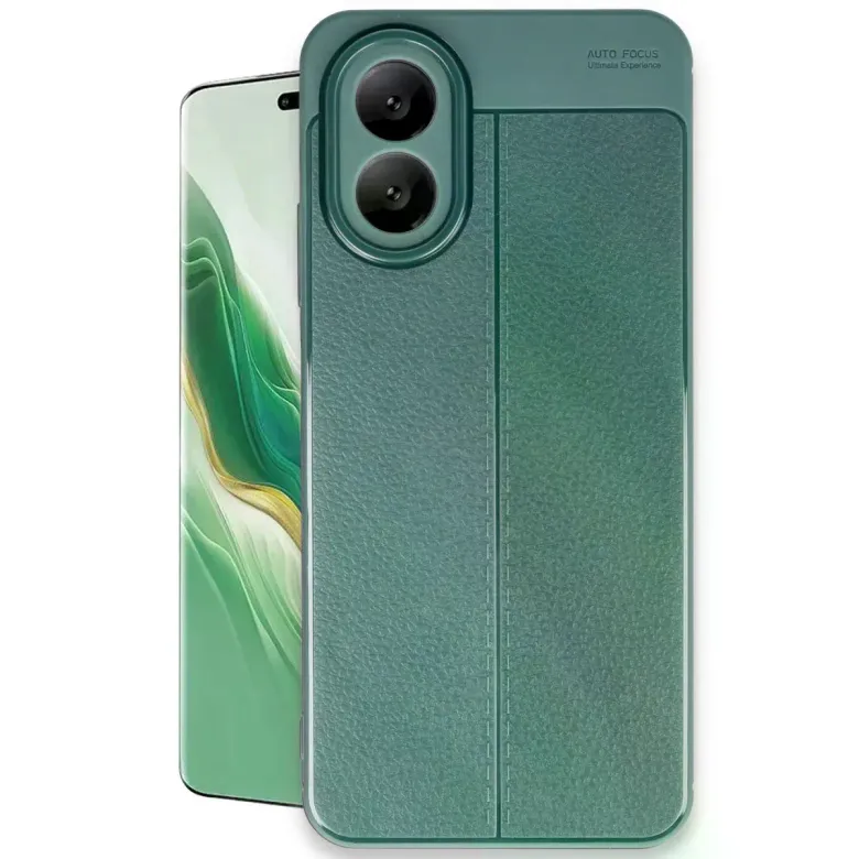 Oppo A38 Kılıf Auto Focus Kapak - Koyu Yeşil
