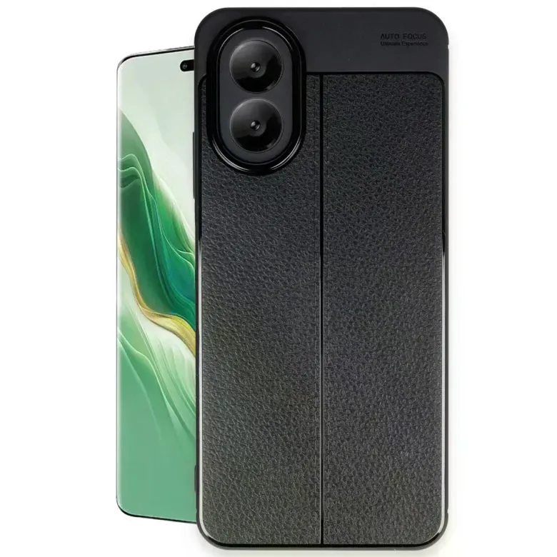 Oppo A38 Kılıf Auto Focus Kapak - Siyah