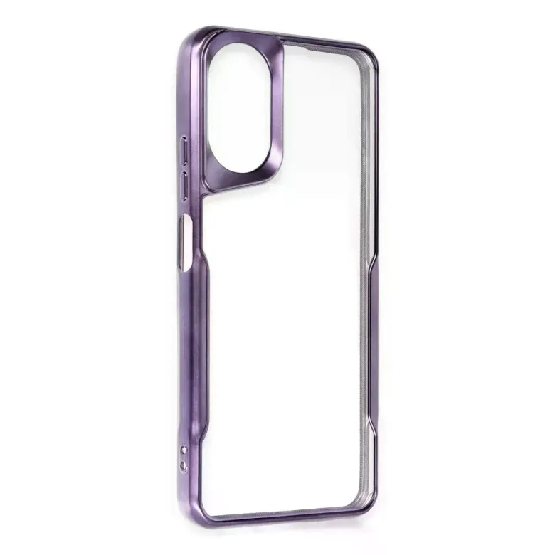 Oppo A38 Kılıf Boyi Silikon Kapak - Derin Mor