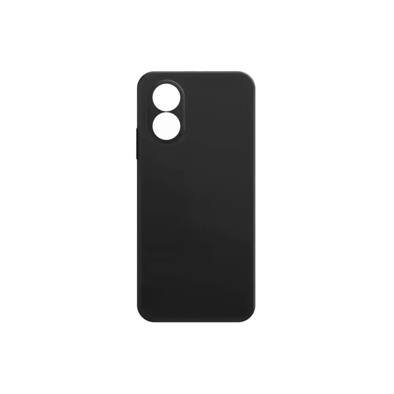 Oppo A38 Kılıf First Silikon - Siyah