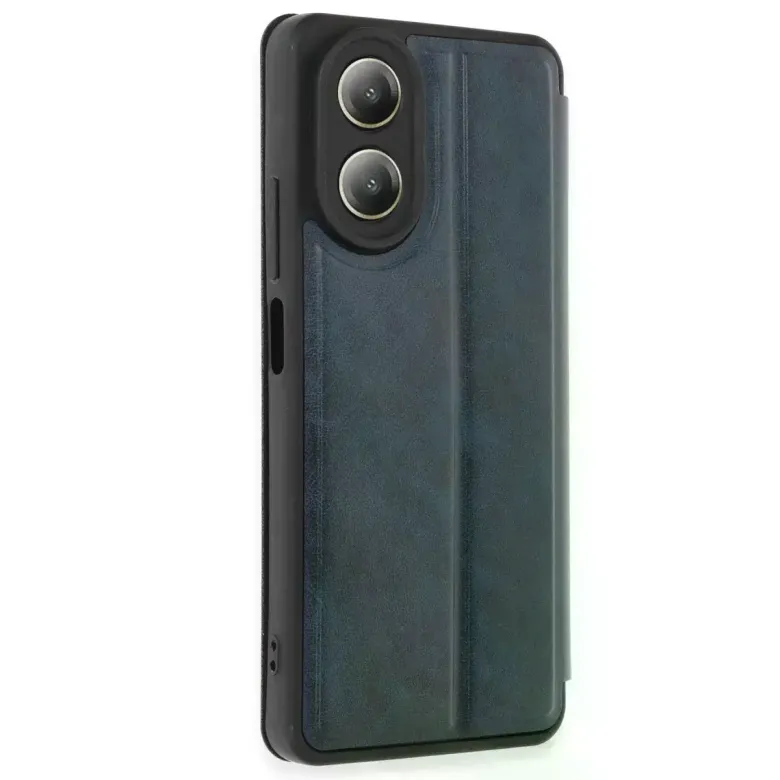 Oppo A38 Kılıf Flip Cover - Lacivert