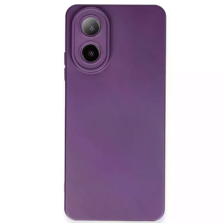 Oppo A38 Kılıf Nano İçi Kadife Silikon - Mor