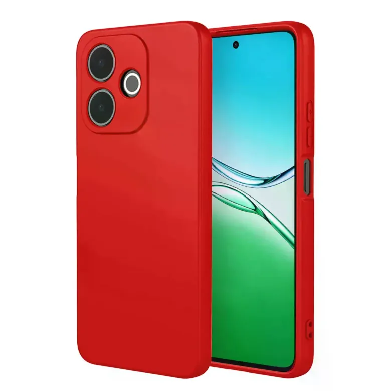 Oppo A5 Pro 4g First Silikon - Kırmızı