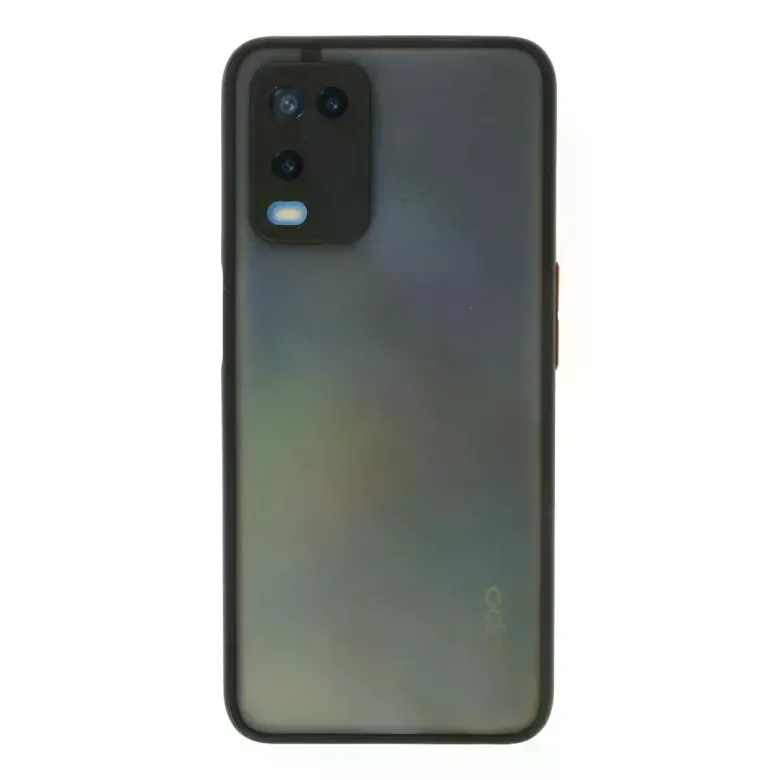 Oppo A54 4G Kılıf Montreal Silikon Kapak - Siyah