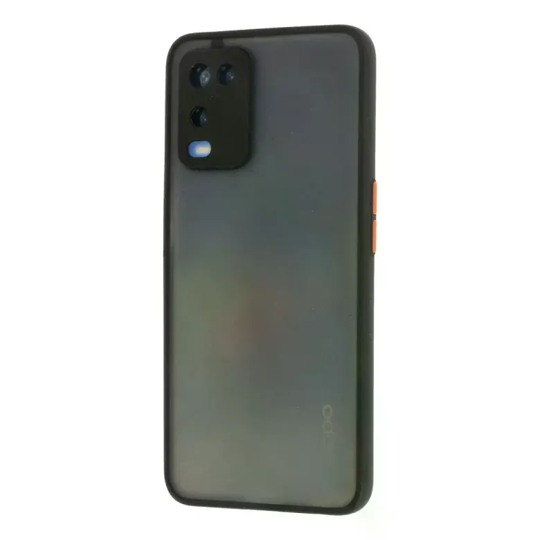 Oppo A54 4G Kılıf Montreal Silikon Kapak - Siyah