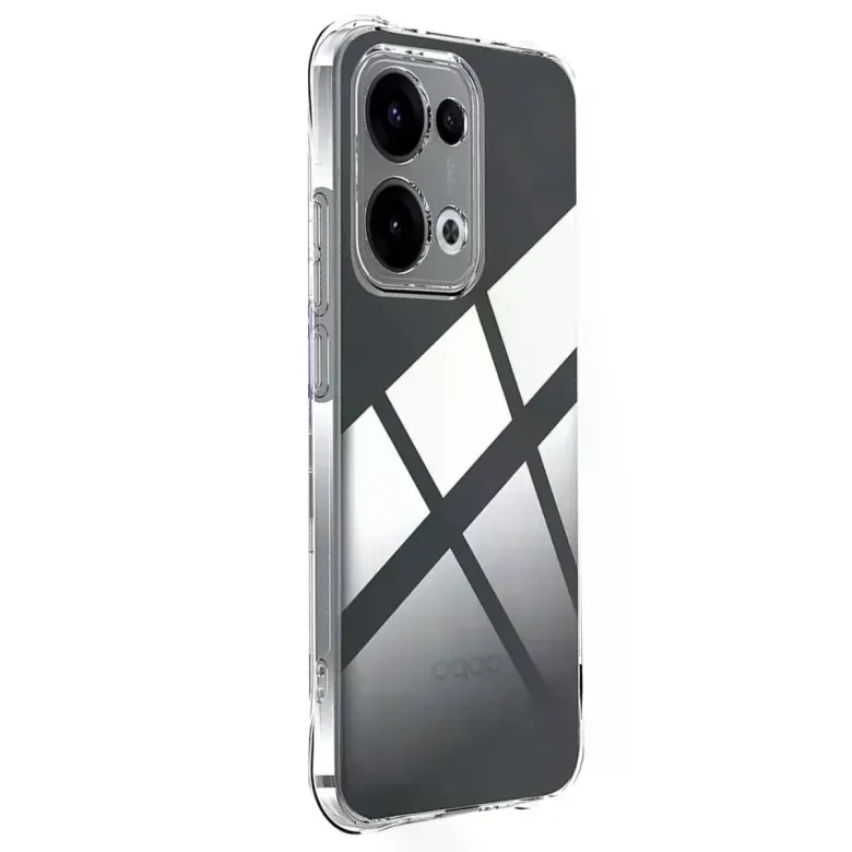 Oppo A6 Pro 4g Lüx Şeffaf Silikon - Şeffaf