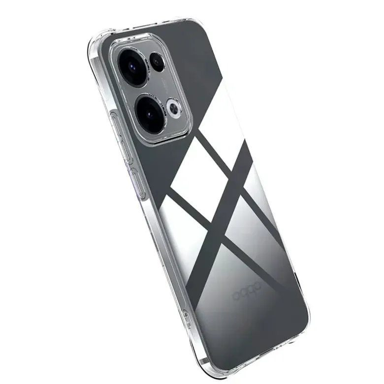 Oppo A6 Pro 4g Lüx Şeffaf Silikon - Şeffaf
