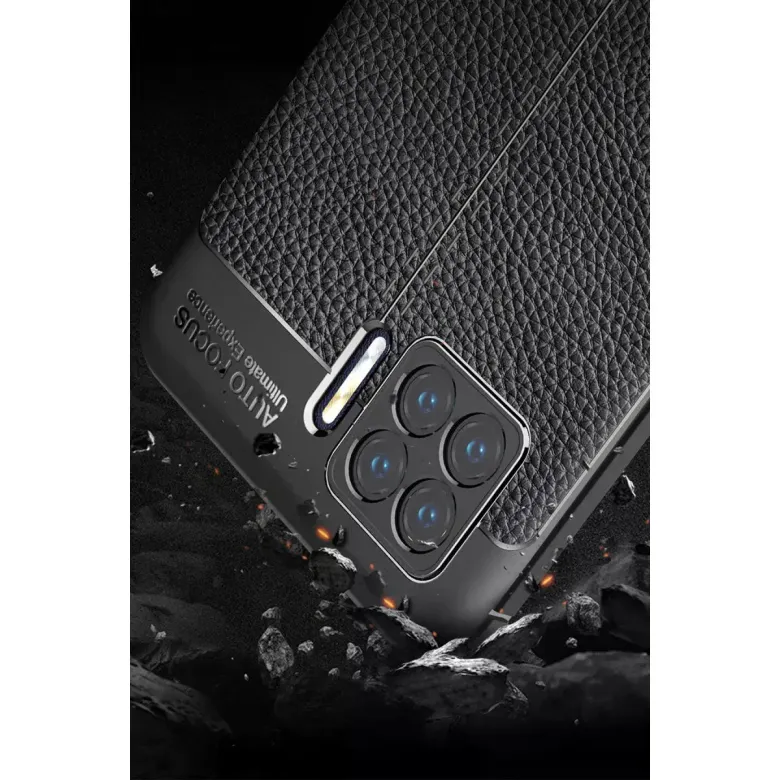 Oppo A73 Kılıf Auto Focus Kapak - Kırmızı