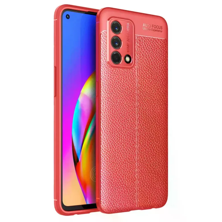 Oppo A74 4G Kılıf Auto Focus Kapak - Kırmızı